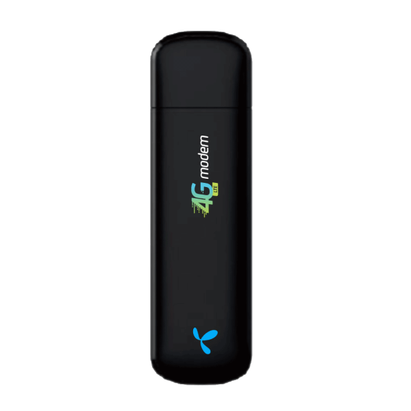 Grameenphone 4G modem showcased in Unix Network shop, Jashore, Bangladesh, offering fast internet solutions.
